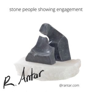 STONE PEOPLE SHOWING ENGAGEMENT